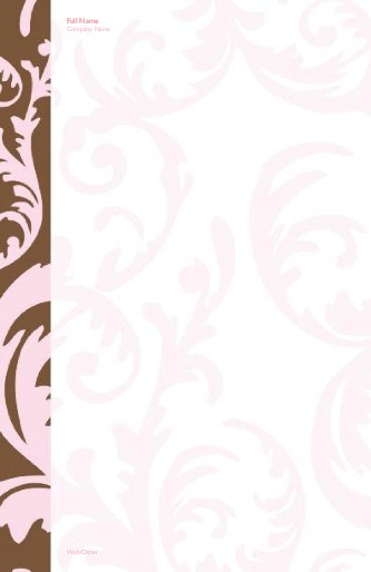 Flirty Chocolate Swirl Large Note Pads