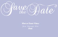 Lavender Flourish Save the Date Magnets