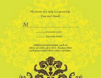 Regal Twist Reply Cards