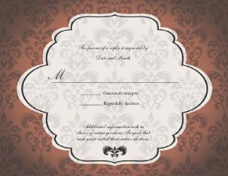 Rustic Grace Reply Cards