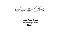 Solid White Save the Date Magnets