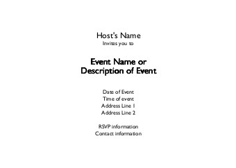 Solid White Postcard Invitation-Standard