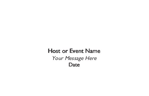 Solid White Save the Date Magnets