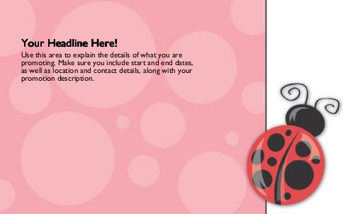 Cute as a Bug Full Colour Oversized Postcards