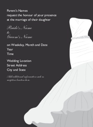 Dressy Affair Wedding Invitations