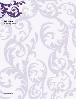 Flirty Purple Swirl Compact Note Pads