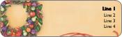 Fruit Wreath Return Address Labels