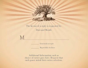 Rooted in Love Reply Cards