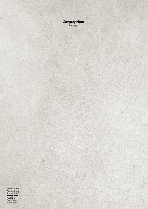 Venetian Grey A4 Letterhead