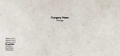 Venetian Grey Full Colour Compliment Slips