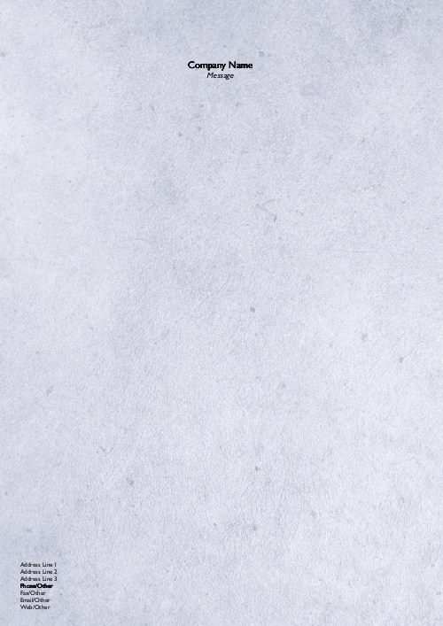 Venetian Lilac A4 Letterhead