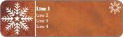 Golden Warmth Return Address Labels