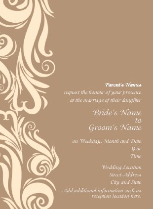 Perfectly Patterned Wedding Invitations
