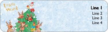 Santa's Crew Return Address Labels