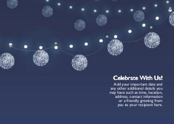 Twilight Affair Standard Sized Save the Date Postcards