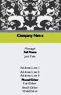Elegant Contrasts Recycled Business Cards