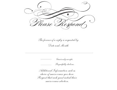 Forever  Flourish Reply Cards