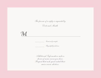Pretty in Pearls Reply Cards