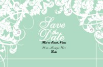 Sensational Seafoam Ceremony Save the Date Magnets
