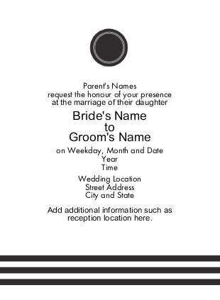 Straight to the Altar Wedding Invitations