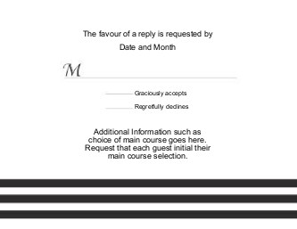 Straight to the Altar Reply Cards