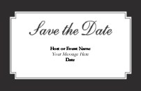 Timeless Elegance Save the Date Magnets