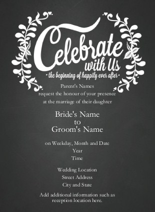 Vine of the Times Wedding Invitations