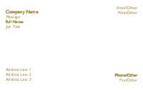 Solid White(Gold Ink)