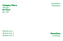 Solid White(Green Ink)