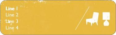 Less is More Return Address Labels