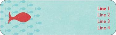 Plenty of Fish in the Sea Return Address Labels