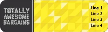 Totally Awesome Bargains Return Address Labels