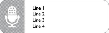 Turn the Mic Up Return Address Labels