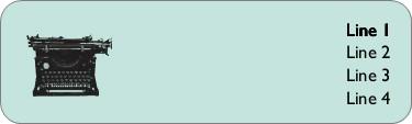 Typewriter Savvy Return Address Labels