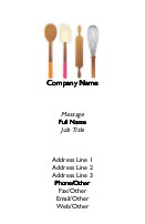 Kitchen Tools