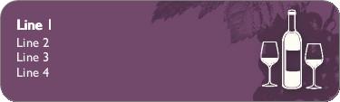 Grape Effects Return Address Labels
