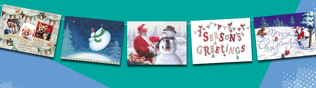 Personalised Christmas Cards Uk 123print Uk