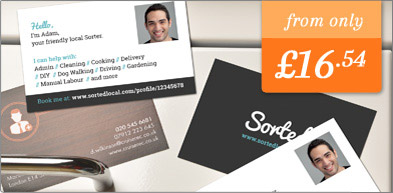 SortedLocal Magnetic Business Cards
