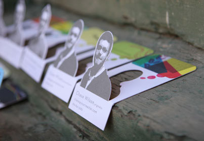 REACTOR pop up business cards REACTOR pop up business cards