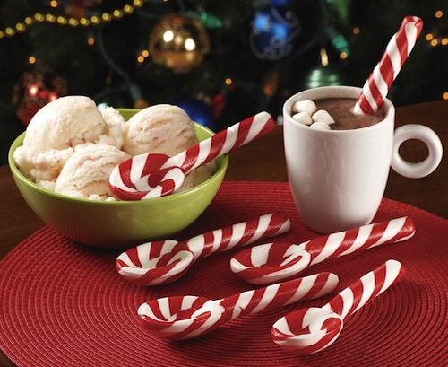 Creative Edible Candy Canes Spoons