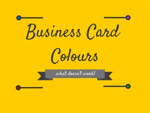 Business Card Colours