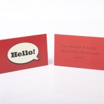 chat up card red
