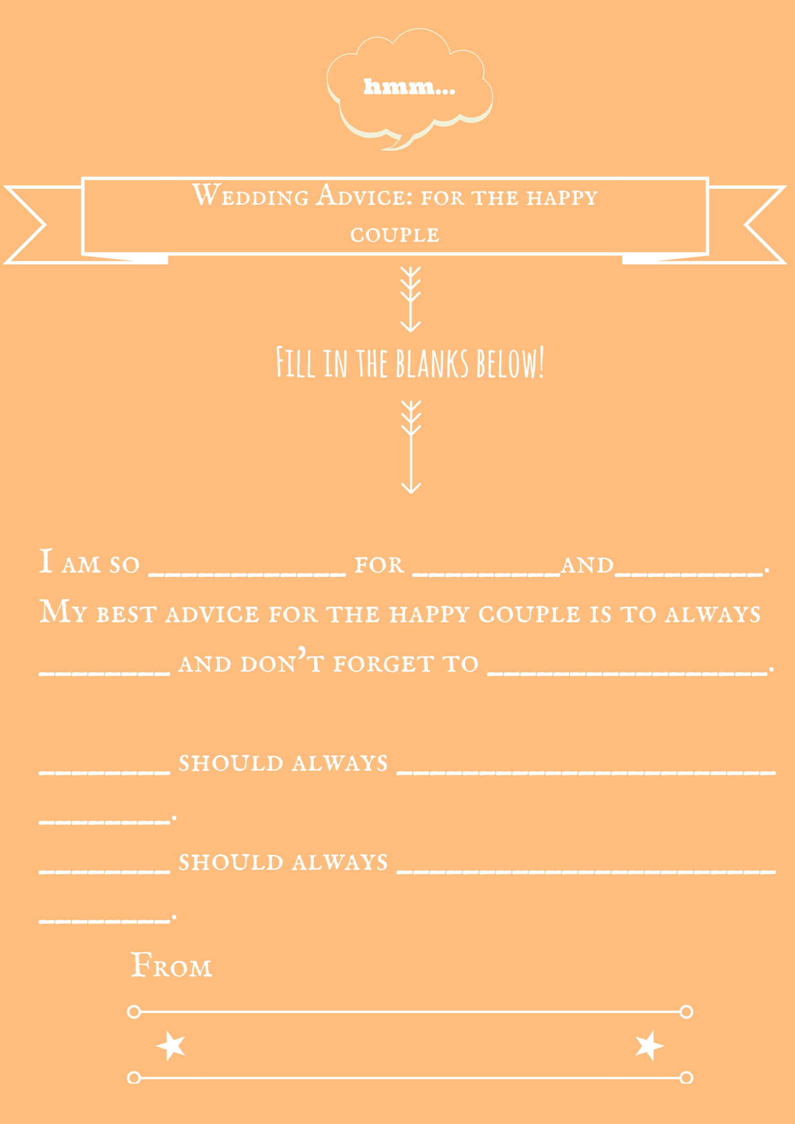 wedding advice game 1
