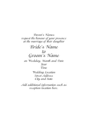 Wedding Invitations Custom Personalised Wedding Invitations