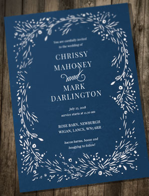 Wedding Invitations Custom Personalised Wedding Invitations